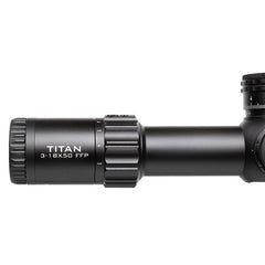 Titan 3-18x50 FFP MIL Belyst 34 MM