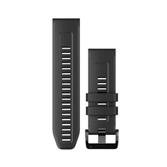 Armband QuickFit Silikon 26 mm Black SVART / EN STL