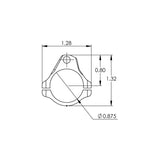 Mini Gasblock .875" EN STL
