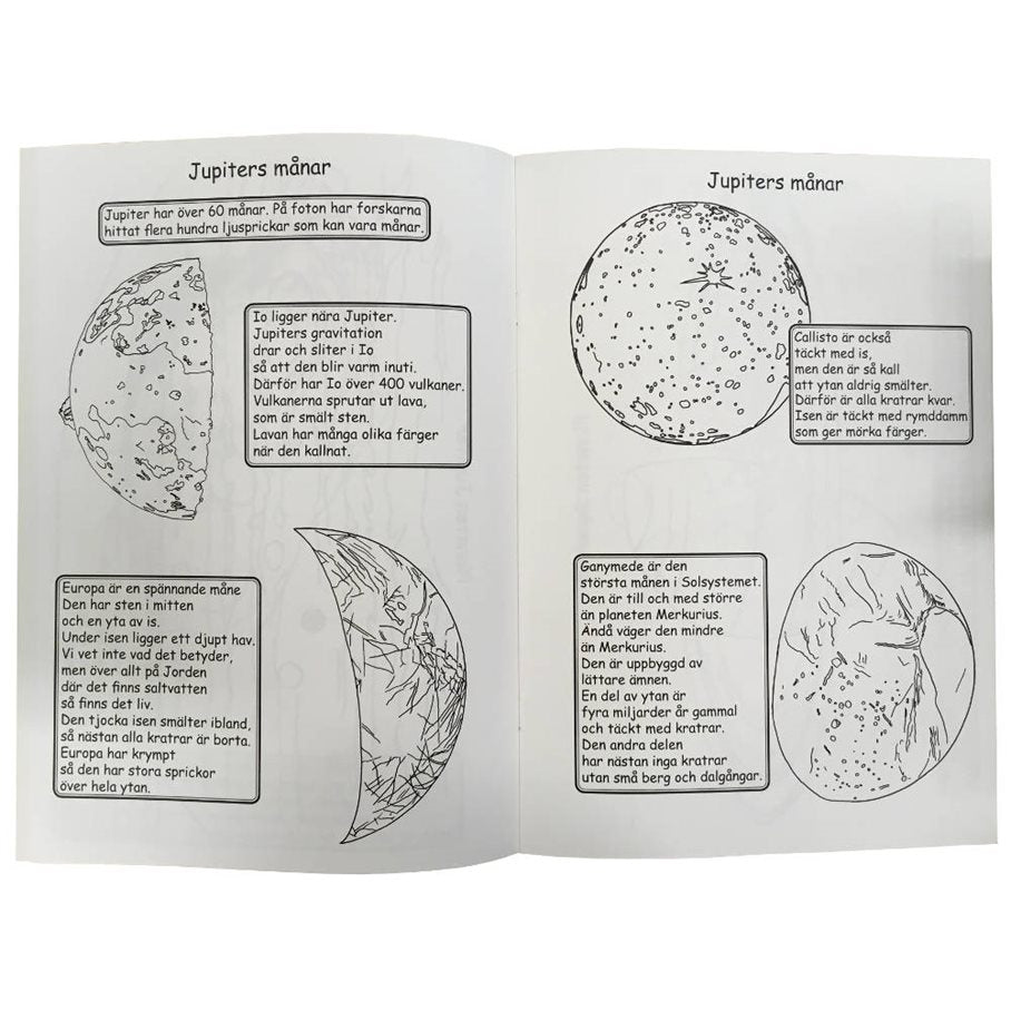 Målarbok Astronomi EN STL