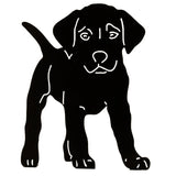 Siluett Stående Hundvalp EN STL
