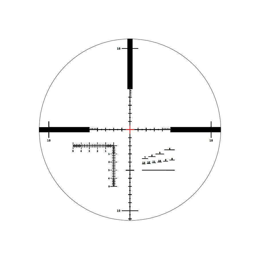 Helia Ki Gen 3 6-24x56 CCW FFP Wind R Belyst 34 MM / MSR / WIND L