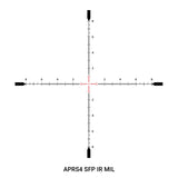 Midas BTR HD Tactical 4,5-27x50 Gen 2 SF SFP Belyst Kikarsikte SVART / 30 MM / APRS4