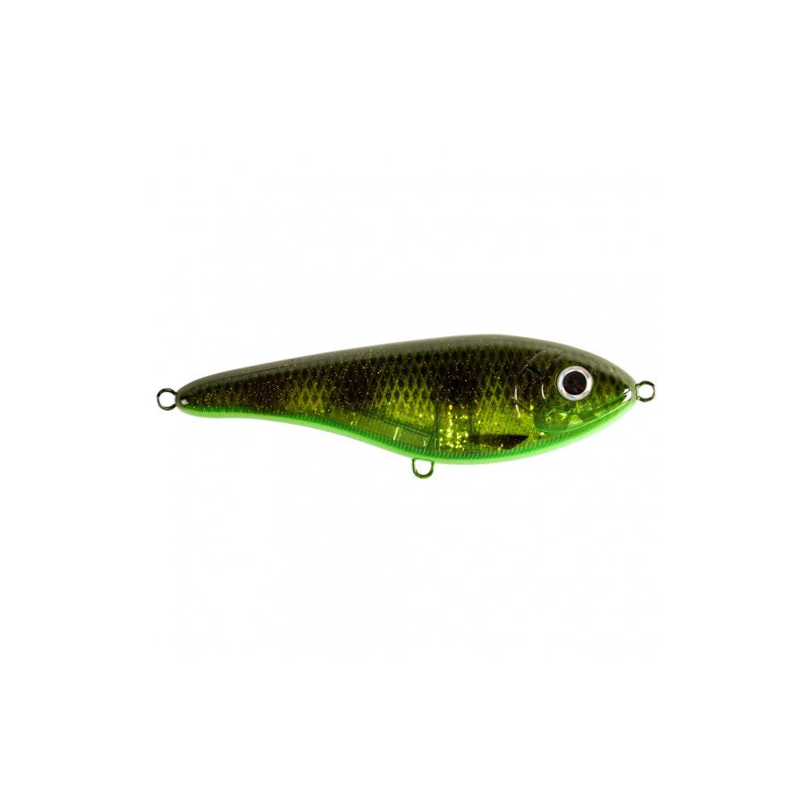 Buster Jerk 15 cm Sinking 75 g Jerkbete OLIVE SPOTTED BULLHEAD / 15 CM OCH 75 GRAM