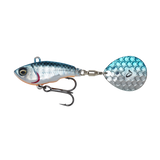Fat Tail Spin BLUE SILVER / VIKT 16 G & STORLEK 6,5 CM