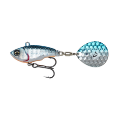 Fat Tail Spin BLUE SILVER / VIKT 9 G & STORLEK 5,5 CM
