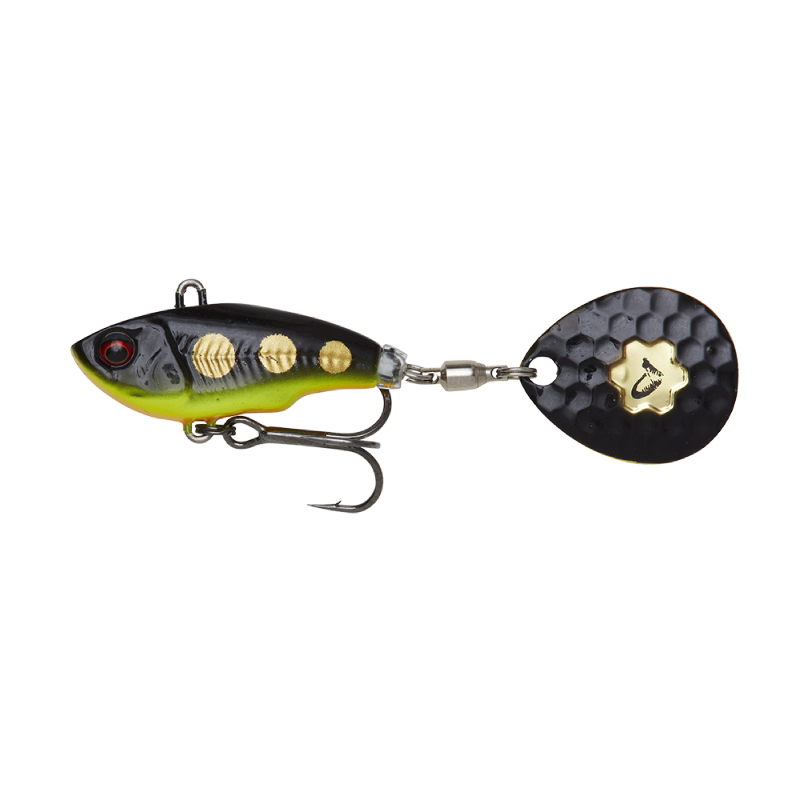 Fat Tail Spin BLACK MAGIC / VIKT 24 G & STORLEK 8,5 CM