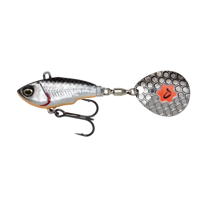 Fat Tail Spin DIRTY SILVER / VIKT 16 G & STORLEK 6,5 CM