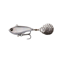 Fat Tail Spin WHITE SILVER / VIKT 9 G & STORLEK 5,5 CM