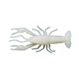 Ned Craw Floating 4 Stycken Gummibeten ALBINO / 6,5 CM & 2,5 G