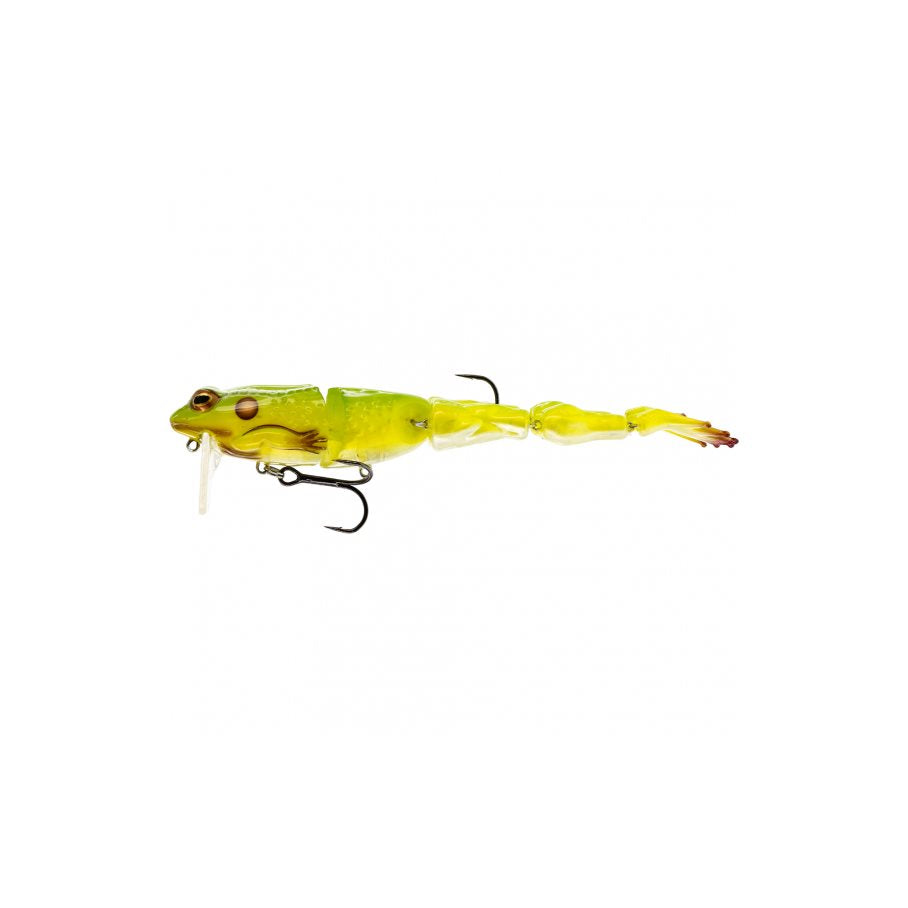 Freddy The Frog, 9 cm 18,5 g Ytbete GREEN TRANS FROG / EN STL