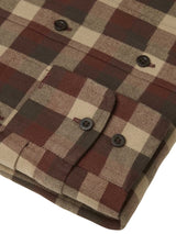 Heron Flannel Shirt Women HOLLY GREEN CHECKED / 42