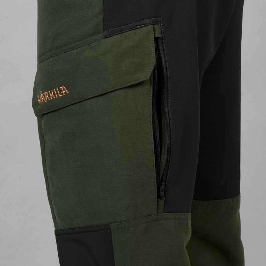 Scandinavian byxor Duffel GREEN/BLACK / 48