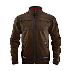 Kamko Fleece, Vändbar BRUN/RÖD / 3XL