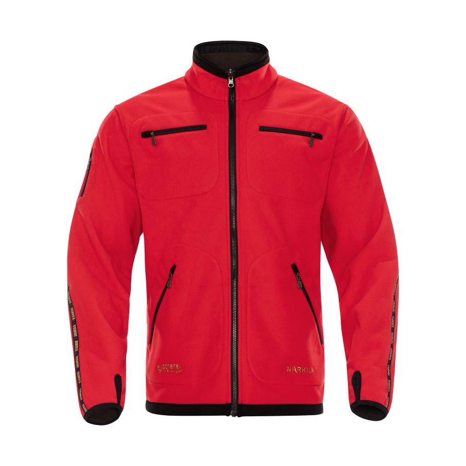 Kamko Fleece, Vändbar BRUN/RÖD / 3XL