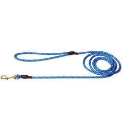 Hundkoppel Dressyr /Reflex 180 cm BLÅ / EN STL