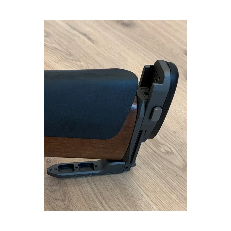 LIT-2 Ställbar Bakkappa med Justerbart skjutstöd DELUXE - CERACOTE / 10 MM GUMMIBAKKAPPA