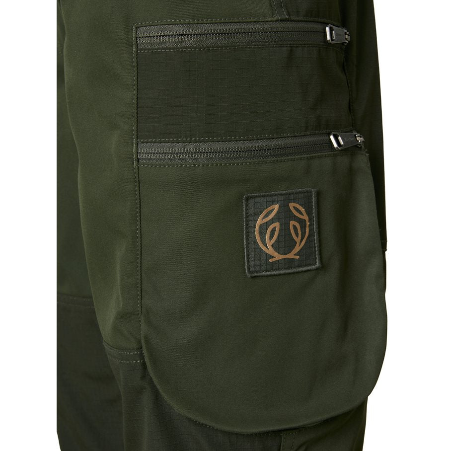Cross Hybrid Pants Dam MÖRKGRÖN / 38