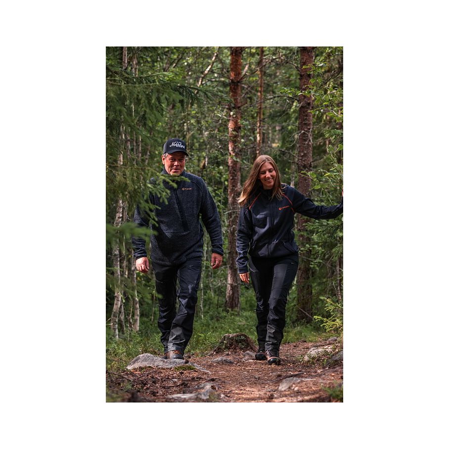 Trekkingbyxa Dam SVART / 40