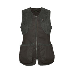 Vintage Dogsport Vest Women LEATHER BROWN / 40W