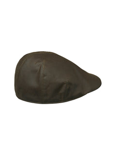 Torre Waxed Cotton Sixpence Cap LEATHER BROWN / 55