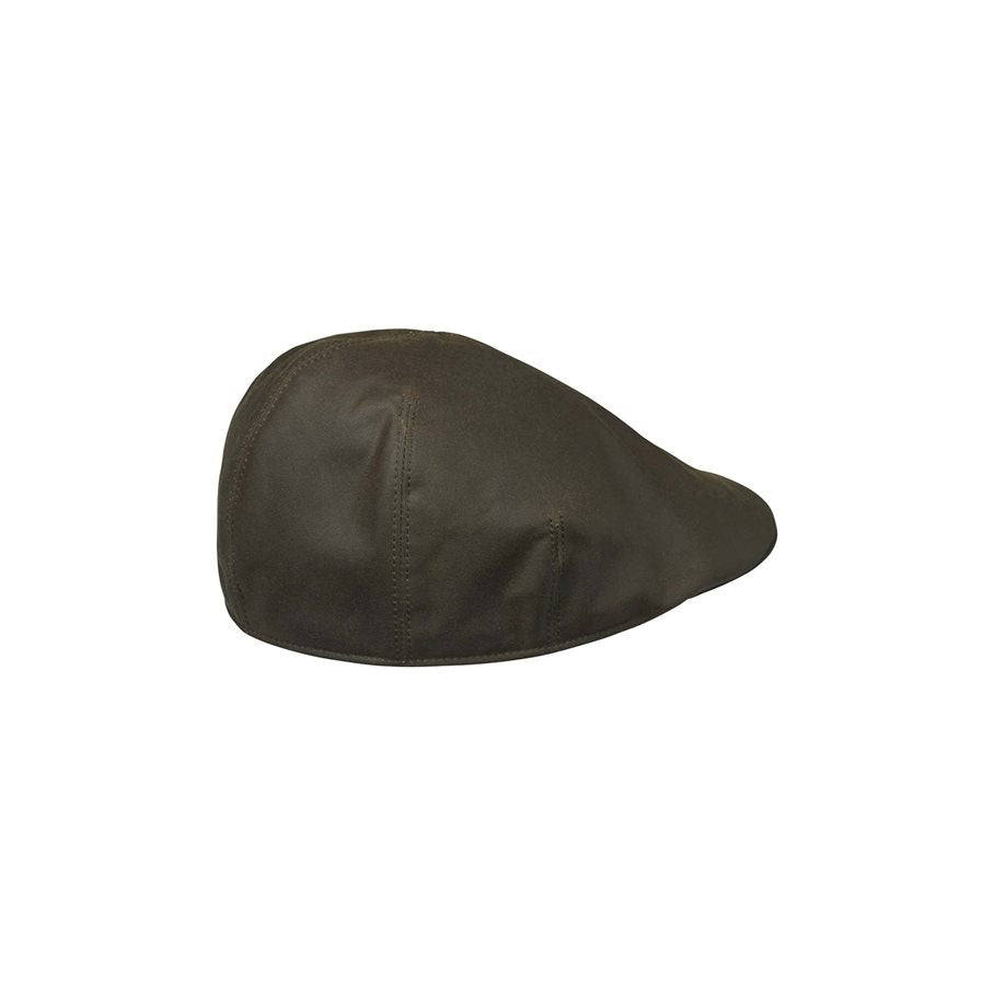 Torre Waxed Cotton Sixpence Cap LEATHER BROWN / 59