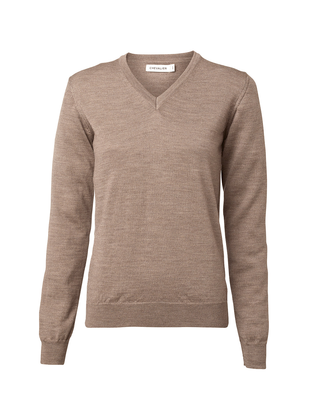 Blaise V-Neck Merino Pullover Women WALNUT / 40W