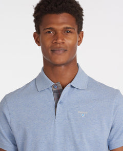 Tartan Pique Polo Men SKY MARL / M
