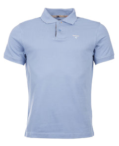 Tartan Pique Polo Men SKY MARL / XXXL