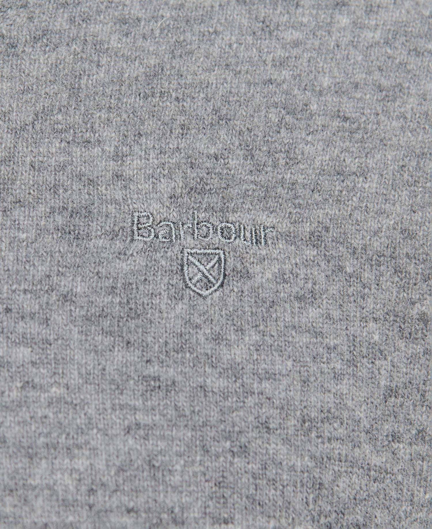 Essential Lambswool V Neck MID GREY MARL / XL
