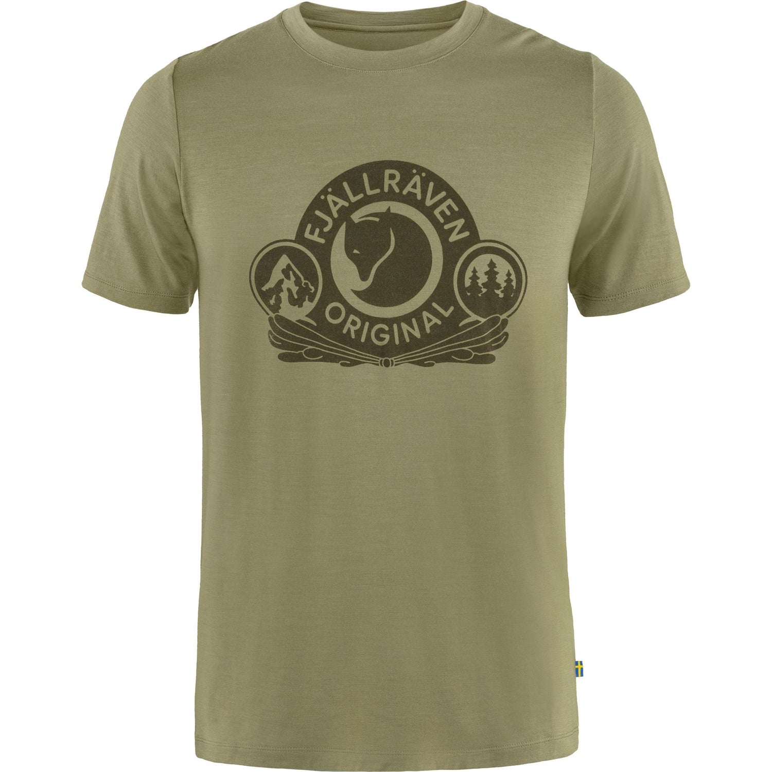 Abisko Wool Classic SS Men LIGHT OLIVE / S