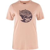 T-shirt Abisko Wool Fox Womens SS CHALK ROSE-PORT / S