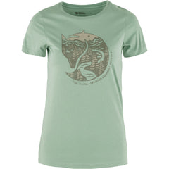 Arctic Fox Print T-Shirt Women MISTY GREEN / XL