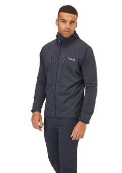 Borealis Softshell Hoody Men BELUGA / XS