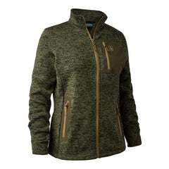 Lady Sarek Knitted Jacket OLIVE NIGHT MELANGE / 38