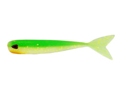 MegaTeez V-Tail UV SLIME / LÄNGD 50 MM & VIKT 1 G