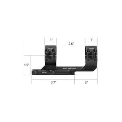 20 MOA Cantilever 30 mm Fäste 2,5 Tum Offset 30 MM