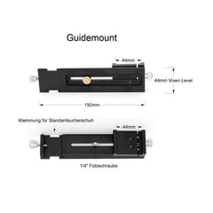Vixenskena för parallellmontage av teleskop/kamera och guidekit EN STL