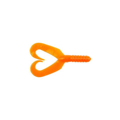 Big Baits Twin Tail Grub, 10 st ORANGE / 5 CM