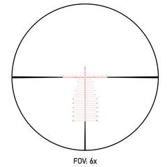 Theos 6-36x56 FFP APR-2D MRAD Belyst Långhålls Sikte 34 MM