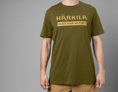 Logo t-shirt 2-pack ANTIQUE SAND/DARK OLIVE / M