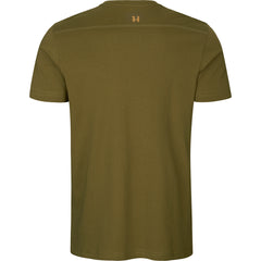Logo t-shirt 2-pack ANTIQUE SAND/DARK OLIVE / L