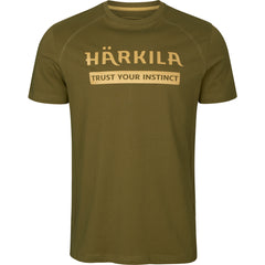 Logo t-shirt 2-pack ANTIQUE SAND/DARK OLIVE / 3XL