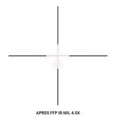 Ares BTR HD 4,5-27x50 Gen 2 SF FFP MIL/MIL Belyst Kikarsikte SVART / 30 MM / APSR5
