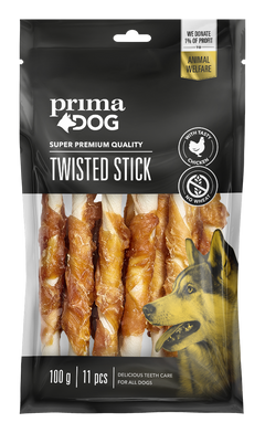 Tuggpinne- Kyckling, Lax, Anka eller Viltkött 100gr-400gr SORT KYCKLING & LÄNGD 13 CM & ANTAL 11 ST & MÄNGD