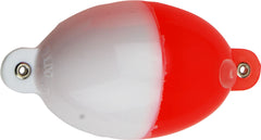Buldo Oval RÖD/VIT / 40 MM