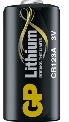 Pro Lithiumbatteri, CR123A, 1-pack SVART / EN STL