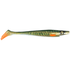 Pig Shad Tournament 2-pack GREEN MOTOROIL PIKE UV / 18 CM OCH 30 GRAM