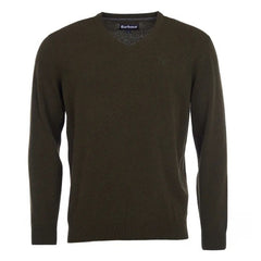 Patch Crew Neck Lambswool Sweater, herr SEAWEED / S