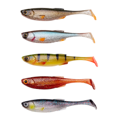 Craft Shad Mix 5-pack CLEAR WATER MIX / 100 MM